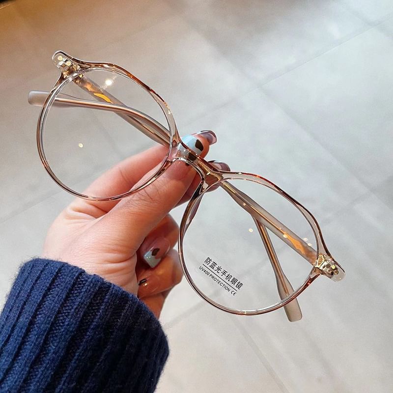 Round Eyeglasses Plain