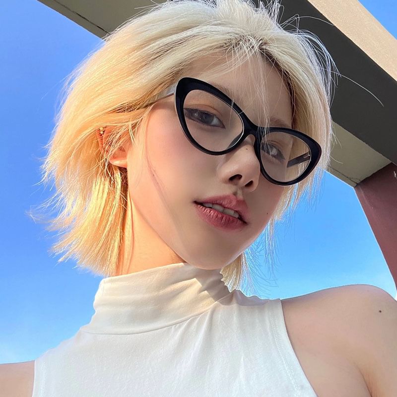 Cat Eye Plain Eyeglasses