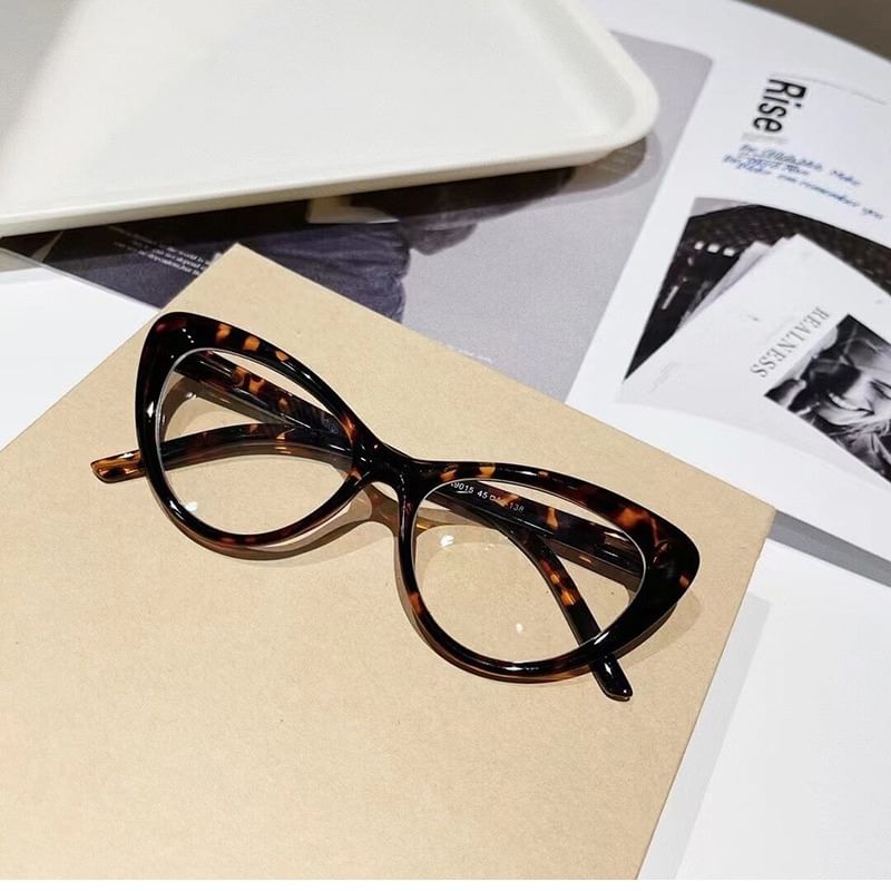 Cat Eye Plain Eyeglasses