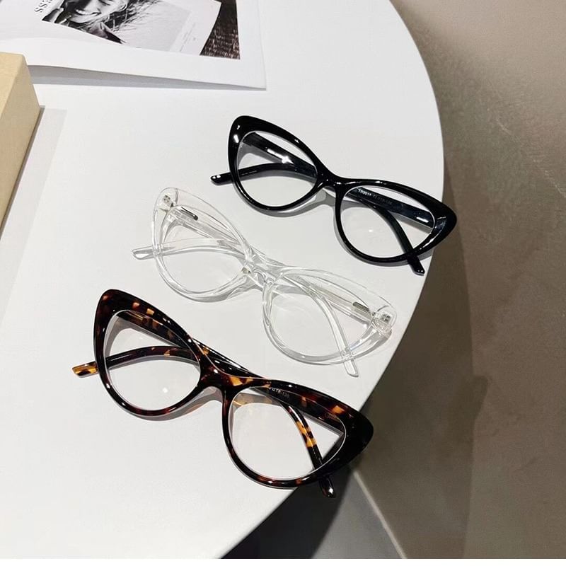 Cat Eye Plain Eyeglasses