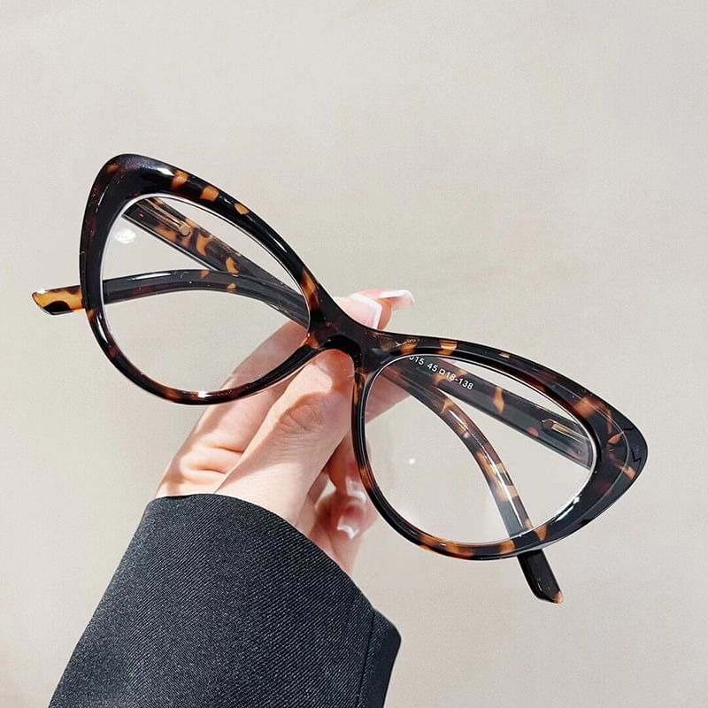 Cat Eye Plain Eyeglasses