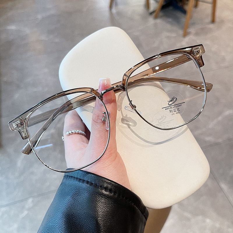 Frame Eyeglasses Half Square