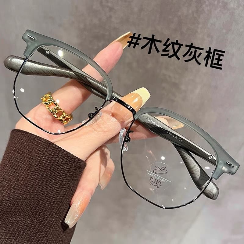 Frame Eyeglasses Square Half