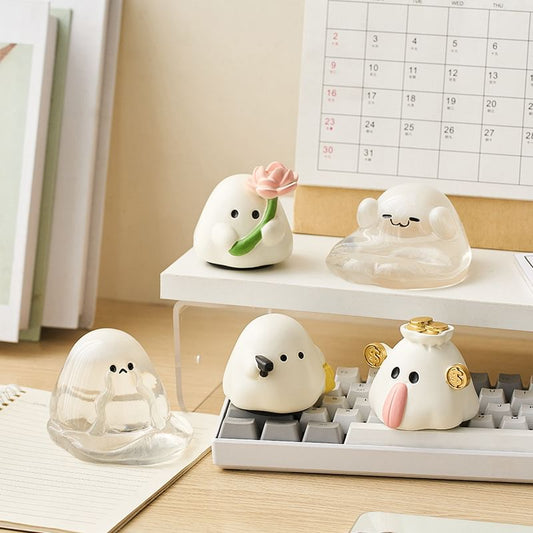 Ghost Resin Ornament / Desktop Phone Stand / Set (Various Designs)