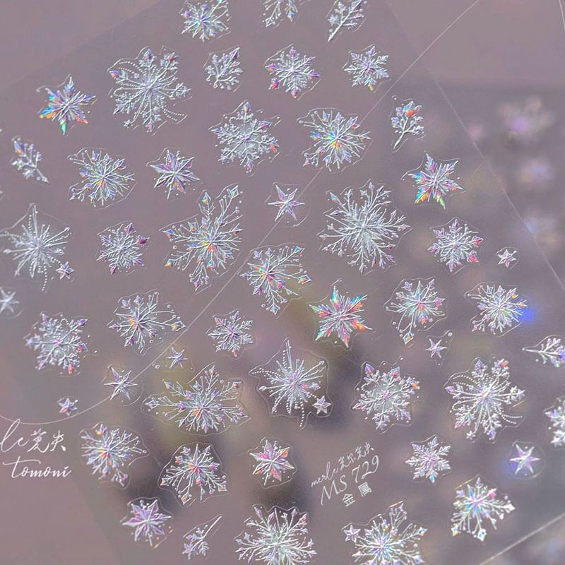 Snowflake Nail Art Stickers