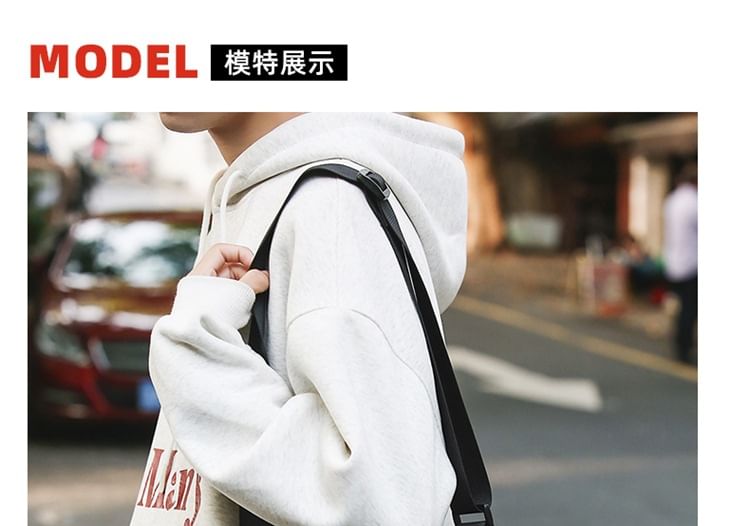 Print Cat Nylon Bag Messenger