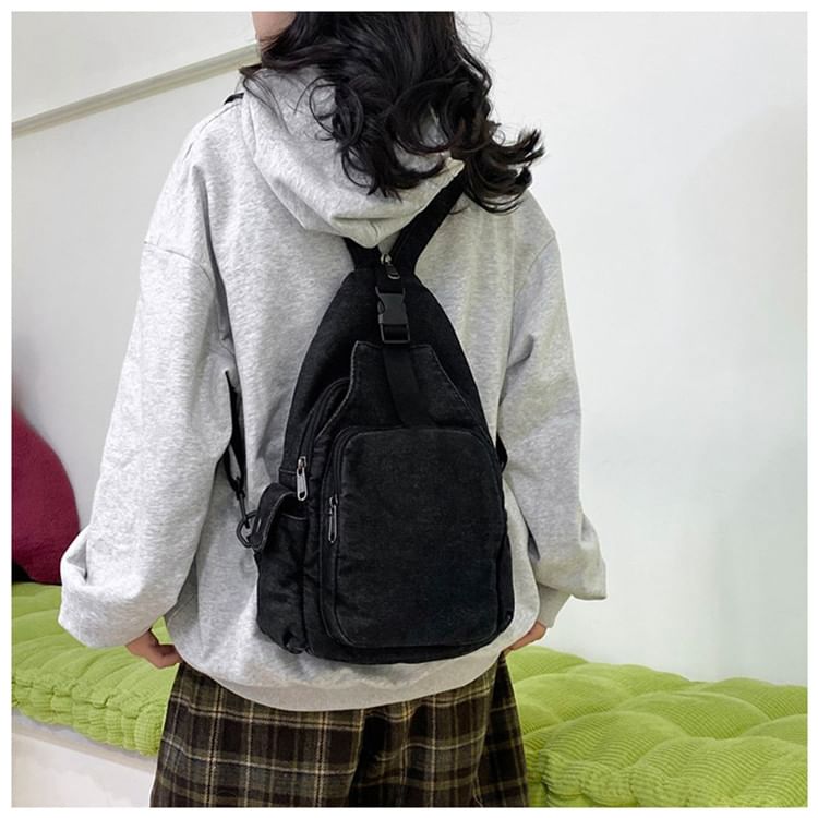 Sling Denim Bag Buckle