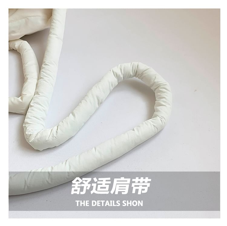 Crossbody Tote Bag Plain Puffer