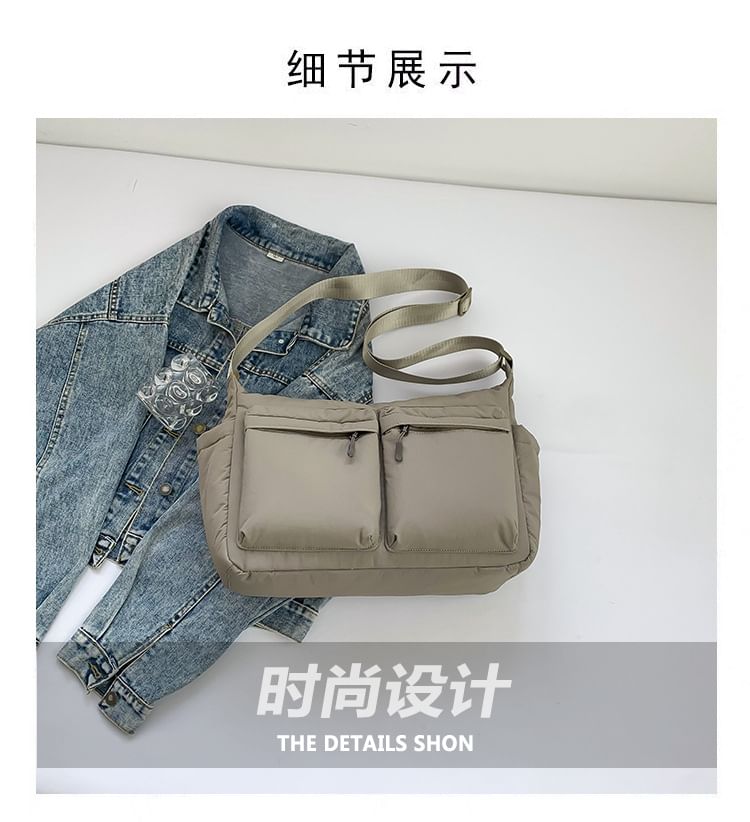 Messenger Plain Nylon Bag