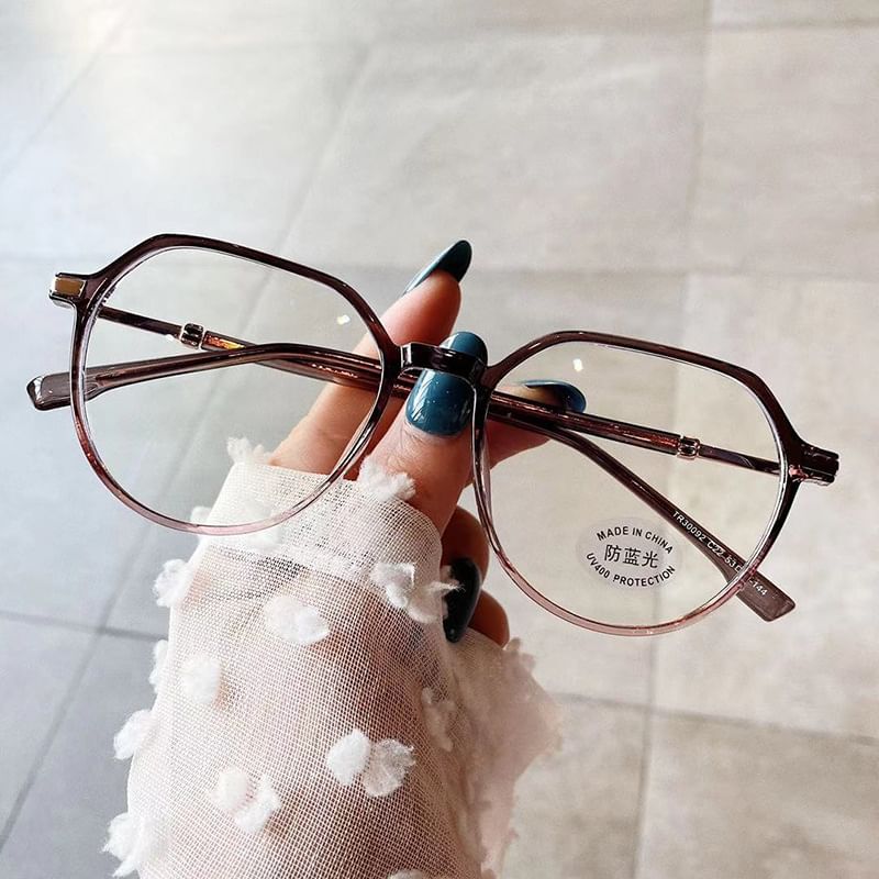 Geometric Glasses Blue Light Blocking