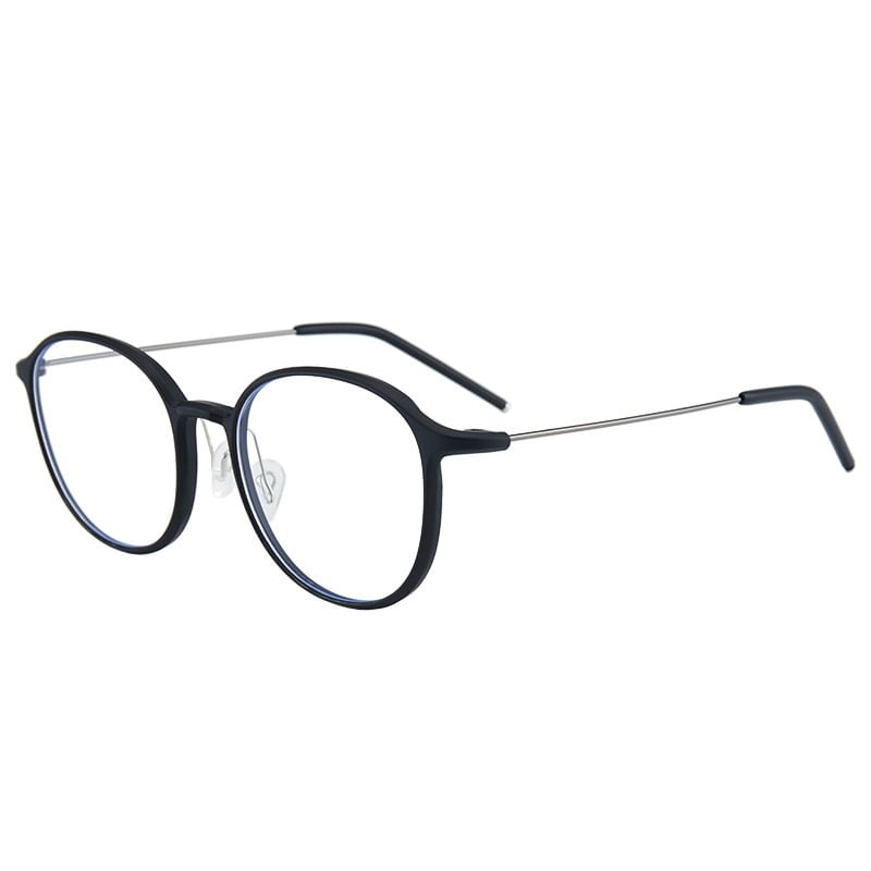 Blocking Glasses Round Light Blue