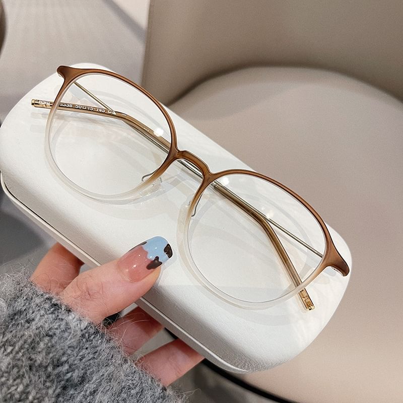 Blocking Glasses Round Light Blue