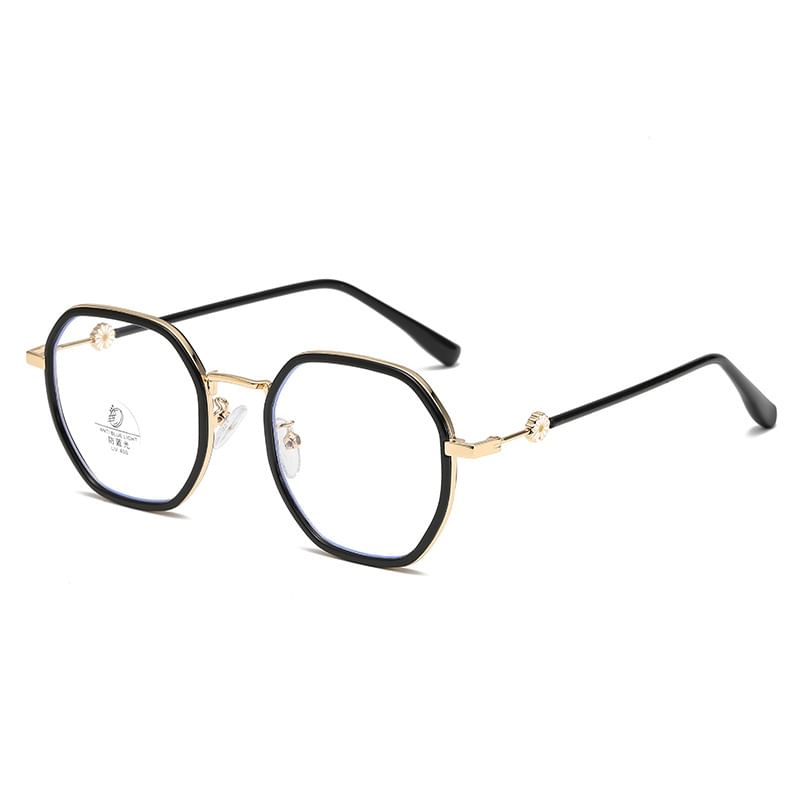 Glasses Blocking Light Geometric Blue