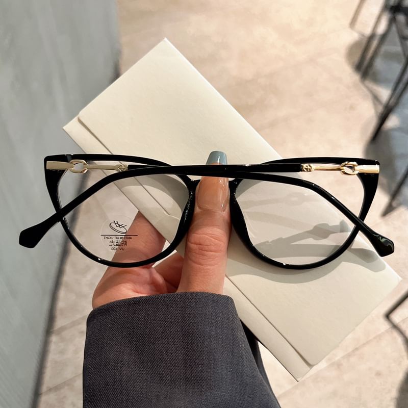 Blocking Cat Eye Light Blue Glasses