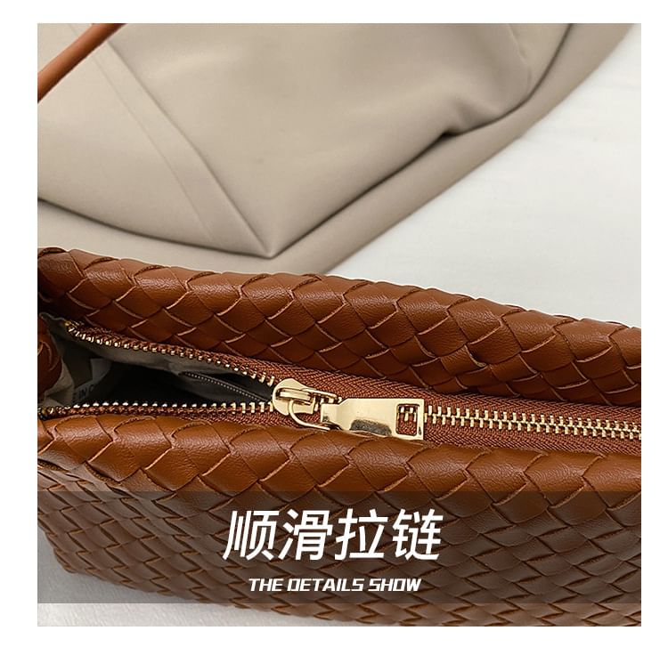 Crossbody Quilted Leather Bag Faux