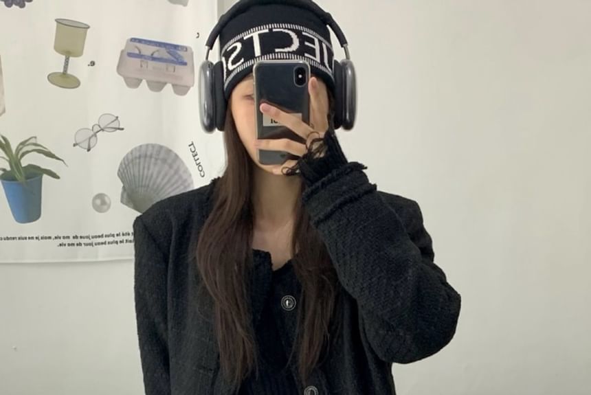 Unisex Tassel Tweed Jacket