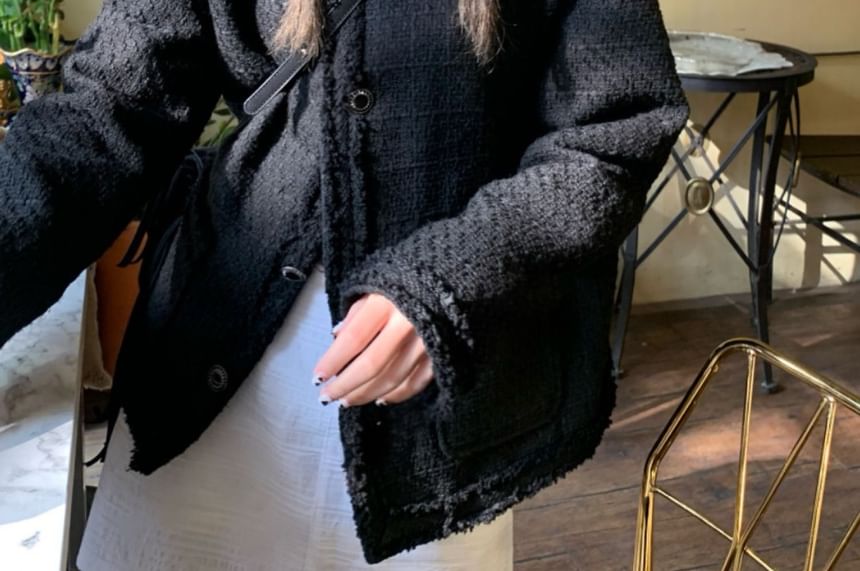 Unisex Tassel Tweed Jacket