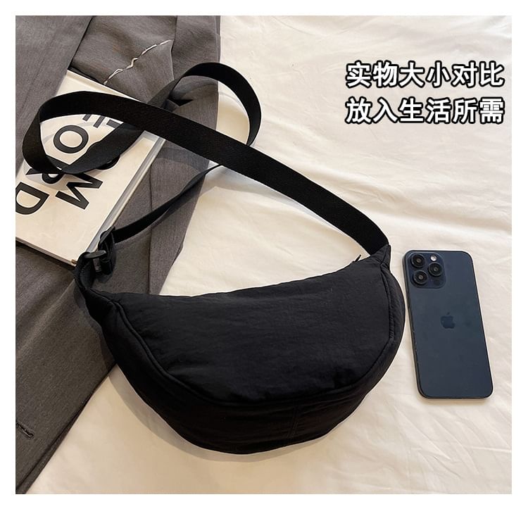 Canvas Plain Bag Hobo