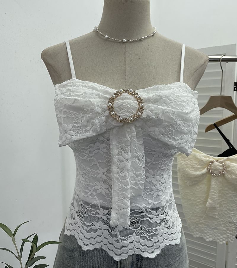 Bowknot Lace Camisole