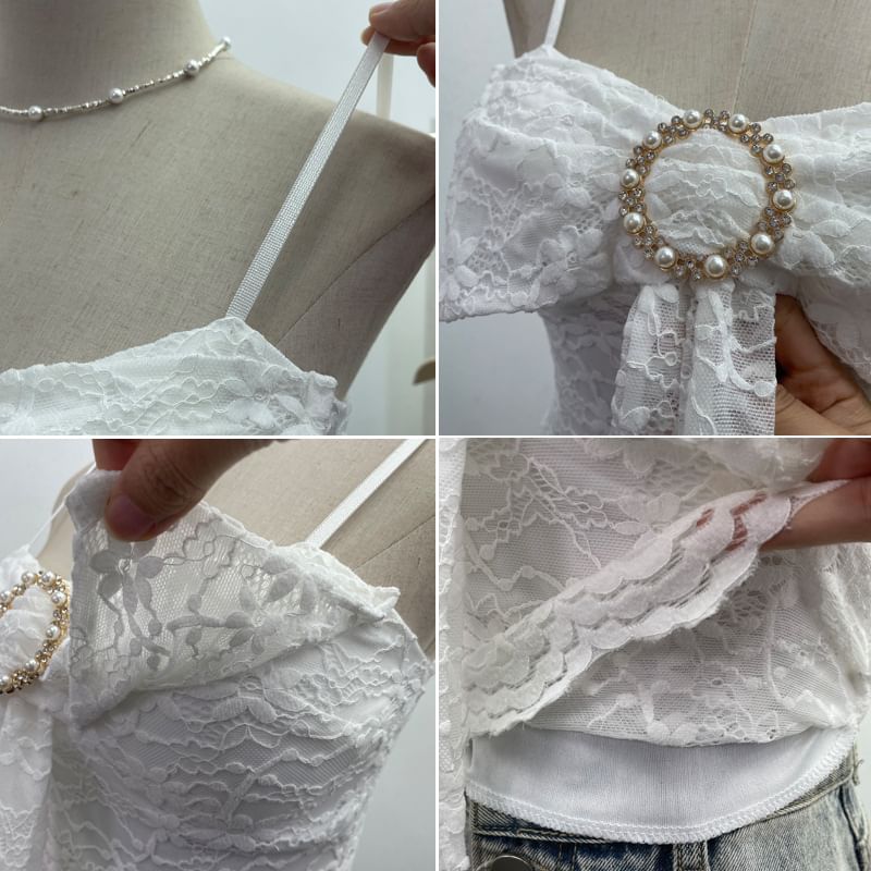 Bowknot Lace Camisole