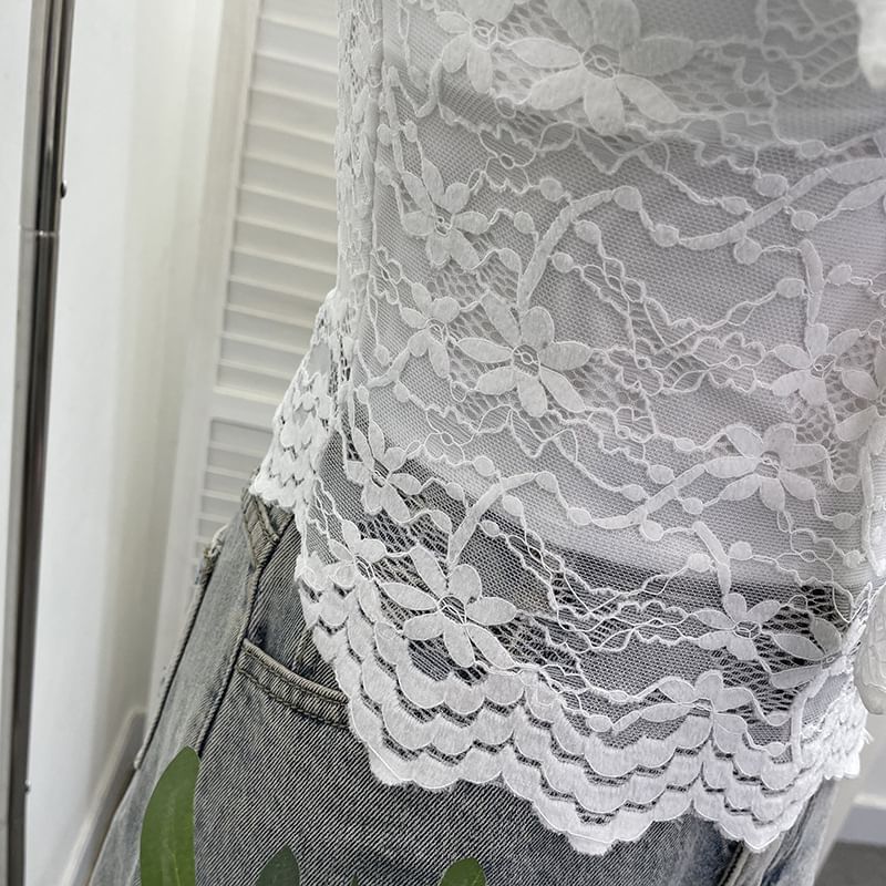 Bowknot Lace Camisole