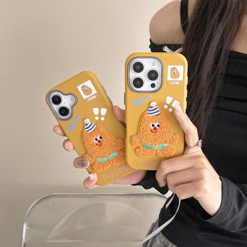 Case Potato Embroidered Phone