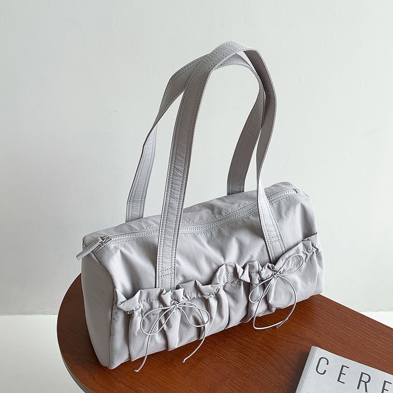 Tote Bag Nylon Bow Plain