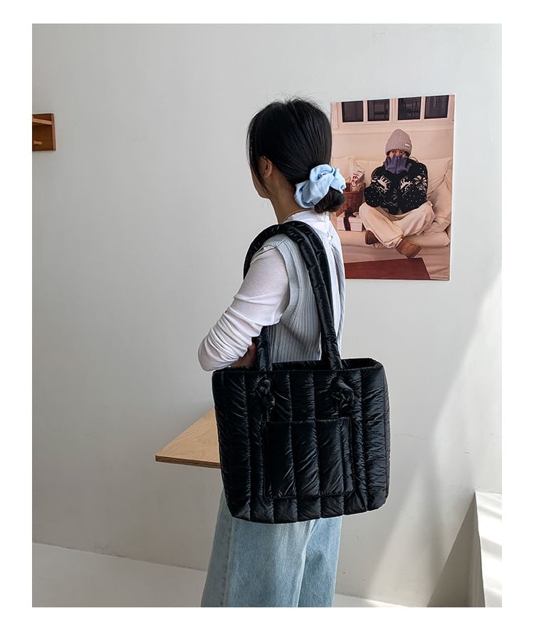 Tote Bag Quilted Plain