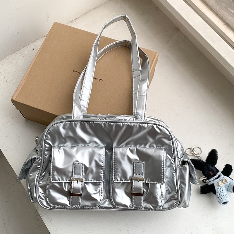 Bag Nylon Carryall Buckled Plain