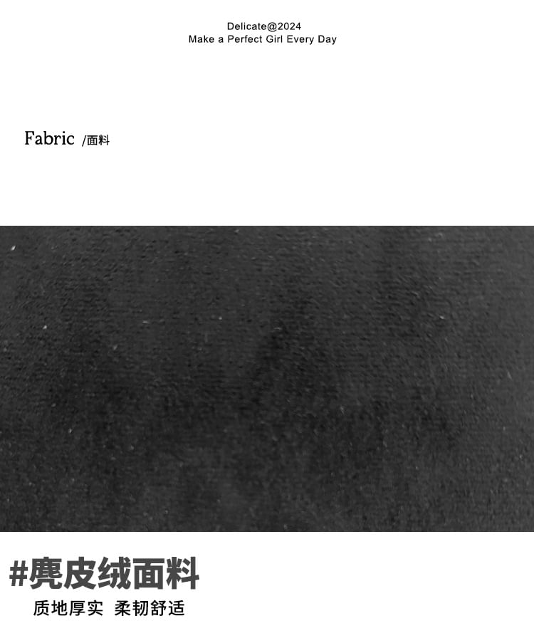 Bag Crossbody Suede Plain Faux