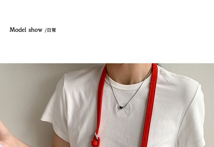 Bag Crossbody Suede Plain Faux