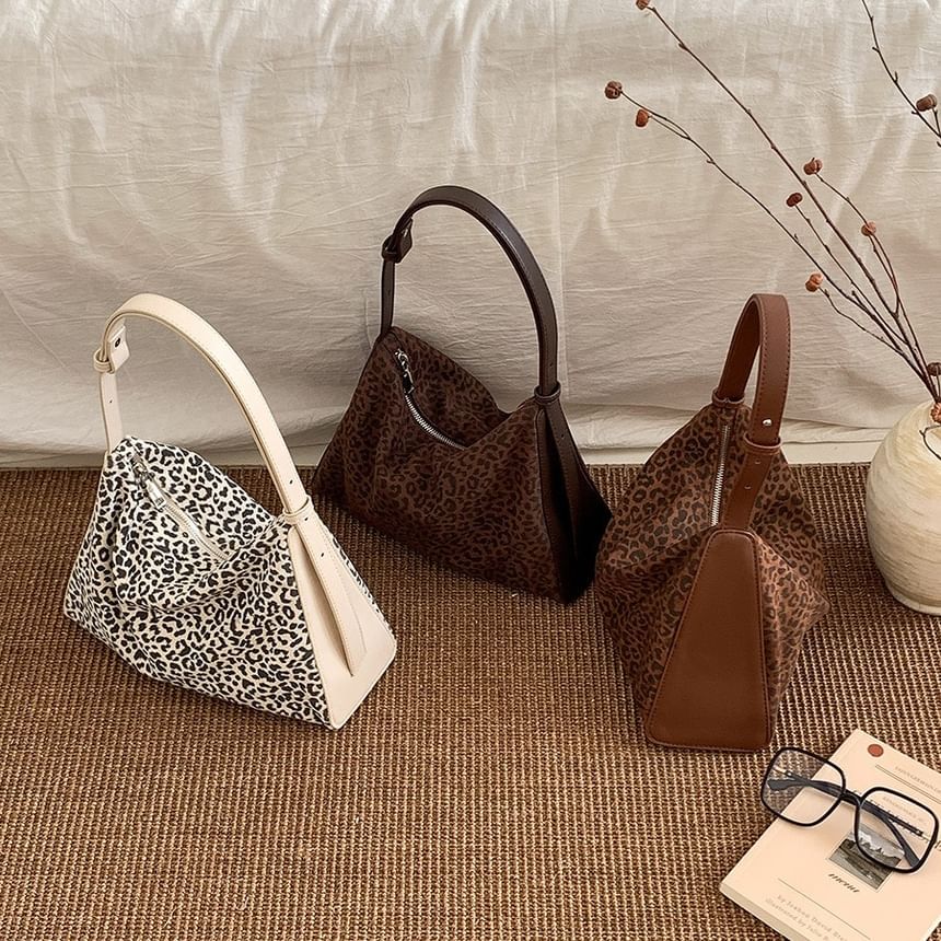 Faux Leopard Bag Leather Crossbody Print