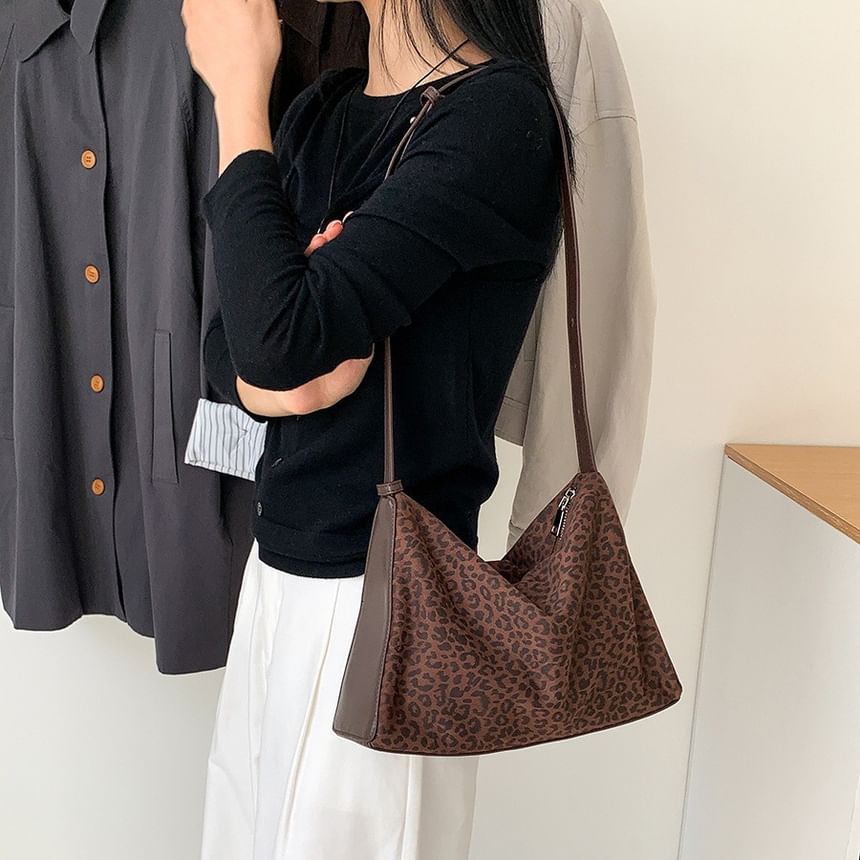 Faux Leopard Bag Leather Crossbody Print