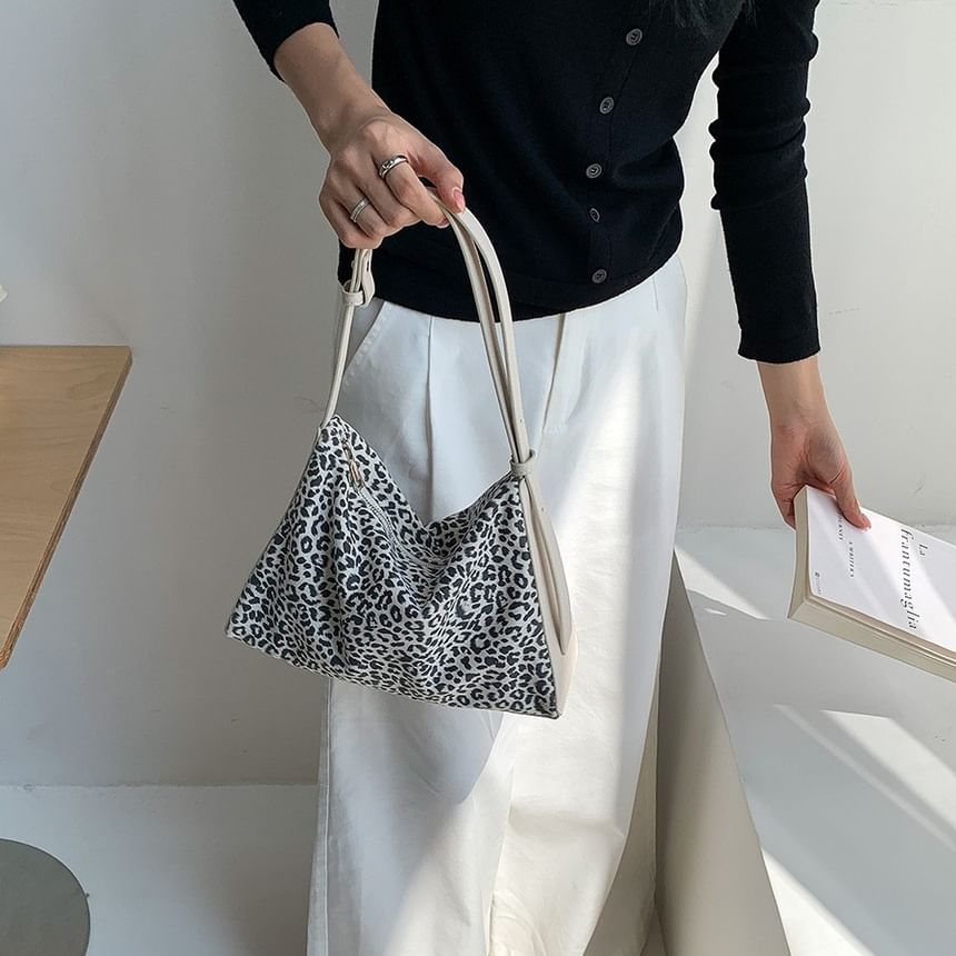 Faux Leopard Bag Leather Crossbody Print