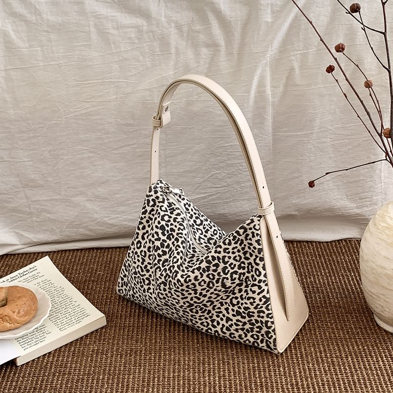 Faux Leopard Bag Leather Crossbody Print