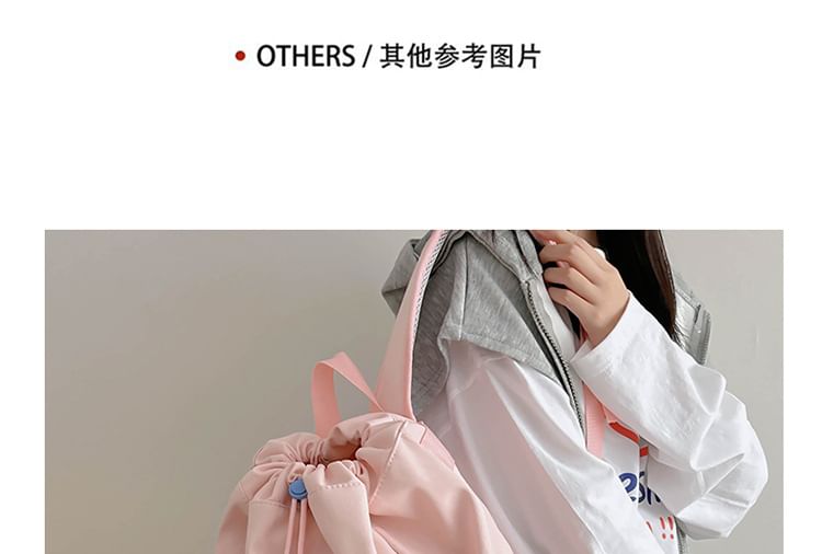 Backpack Drawstring Nylon Applique