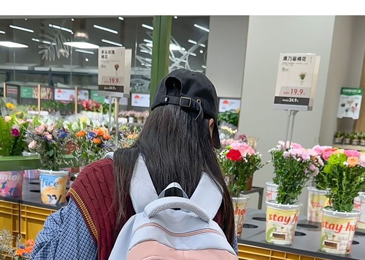 / Embroidered Backpack Nylon Cartoon Tote Bag