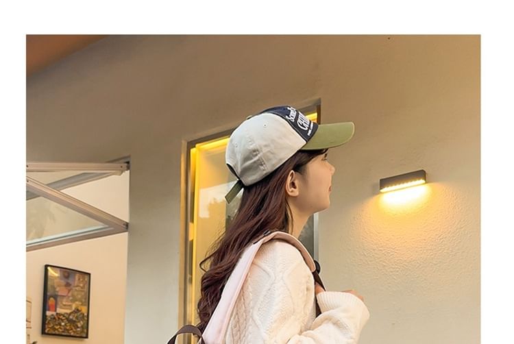 Nylon / Backpack Charm Applique Bag Set Lettering