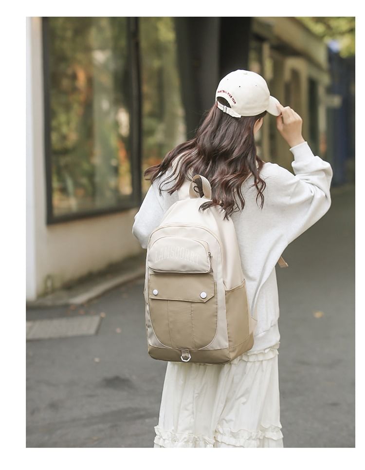 Backpack Lettering Nylon