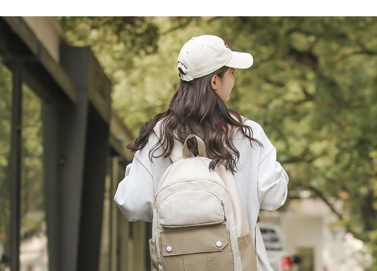 Backpack Lettering Nylon