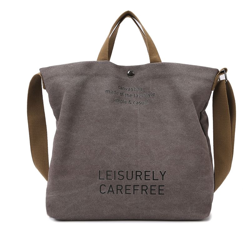 Canvas Bag Lettering Tote