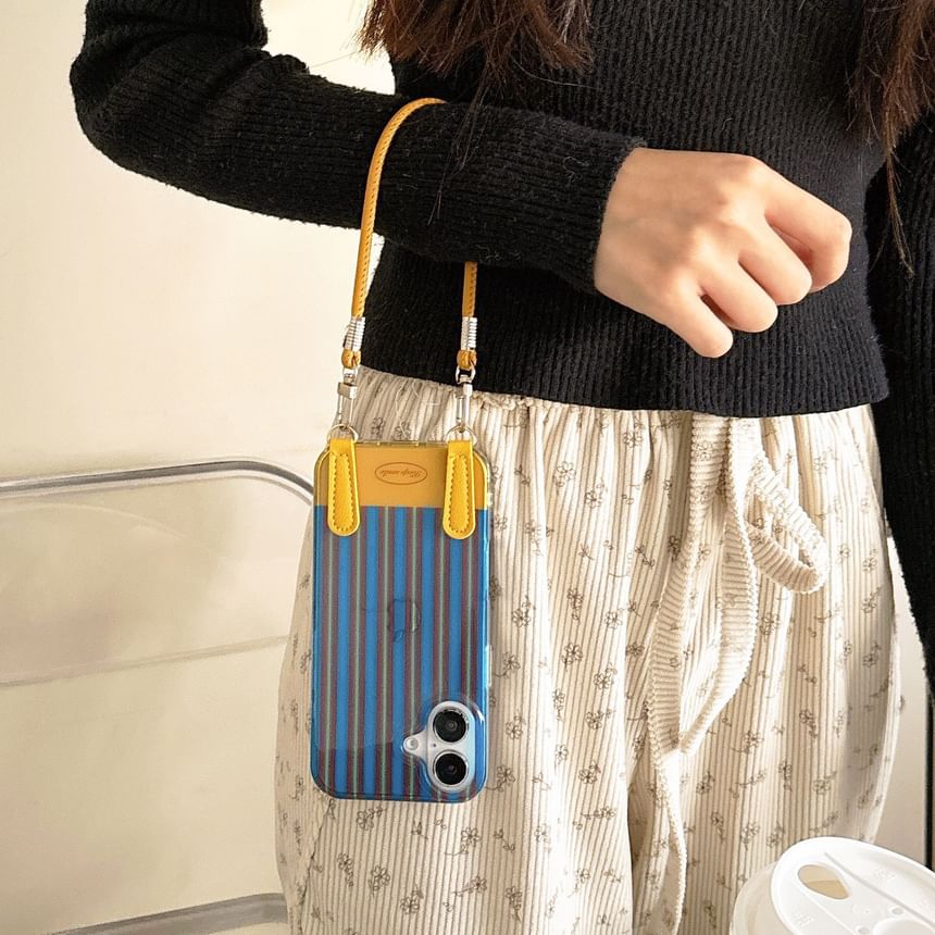 Case Striped Strap / Set Phone
