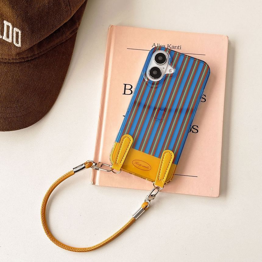 Case Striped Strap / Set Phone