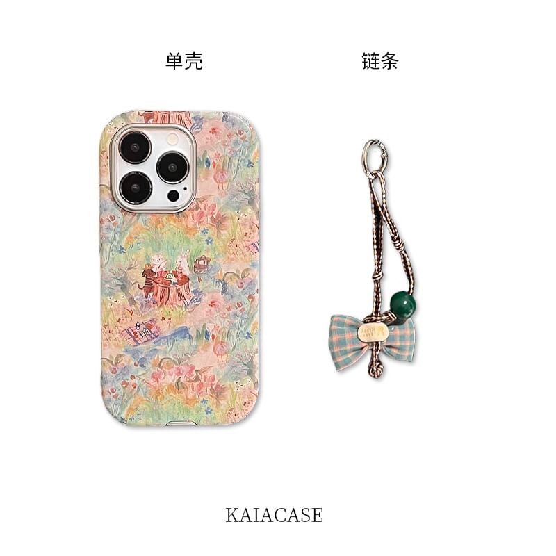 Set Phone / Strap Case Rabbit