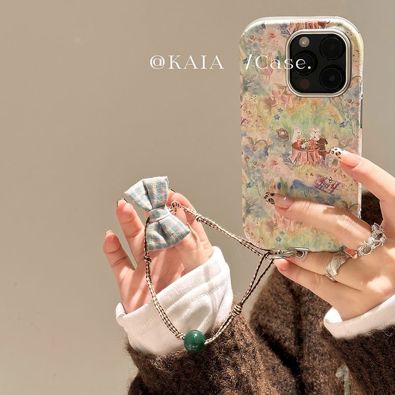 Set Phone / Strap Case Rabbit