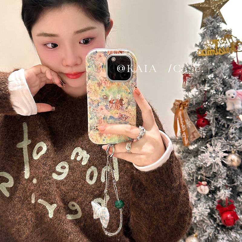 Set Phone / Strap Case Rabbit