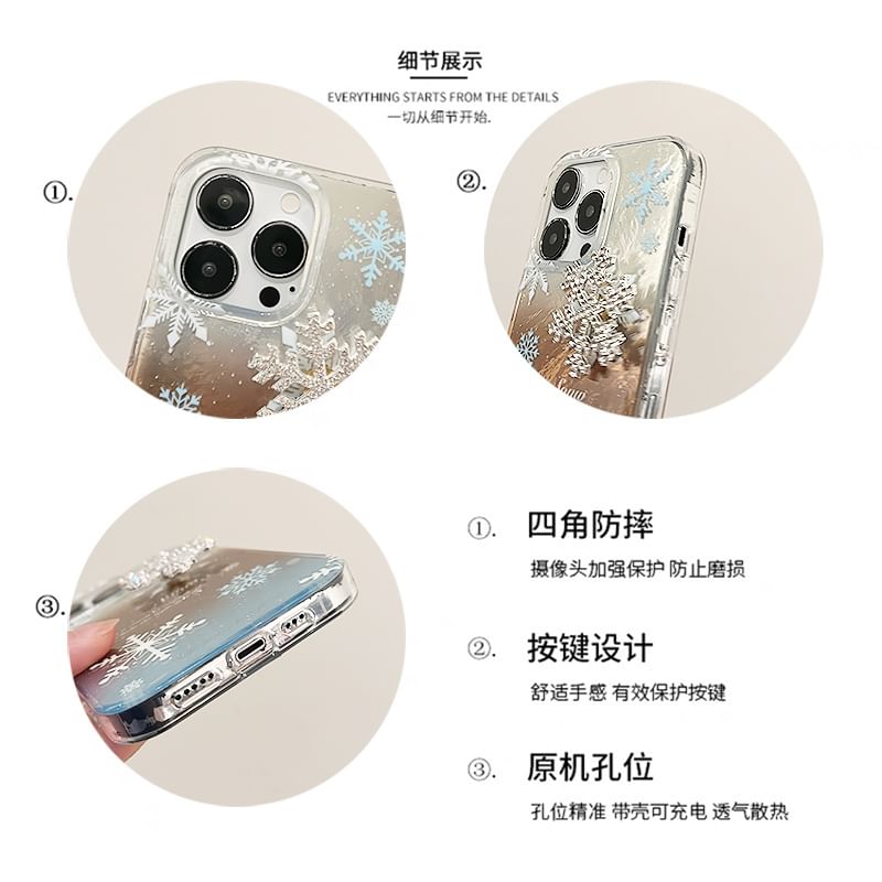 Case Phone Snowflake