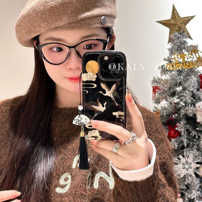 Charm Set Phone Tassel Crane / Case