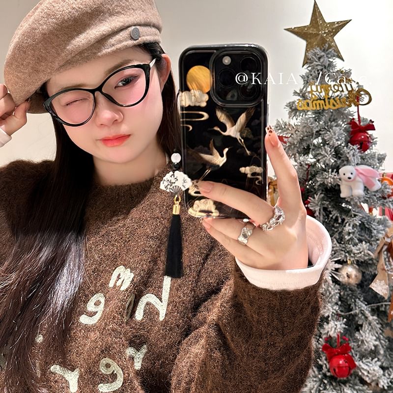 Charm Set Phone Tassel Crane / Case