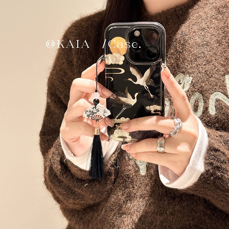 Charm Set Phone Tassel Crane / Case